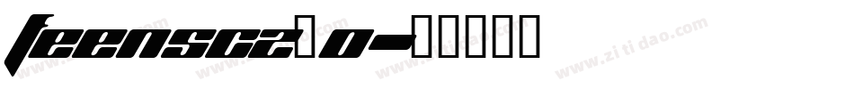 FeENsc2_0字体转换