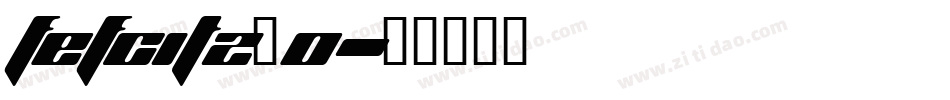 FeFCit2_0字体转换