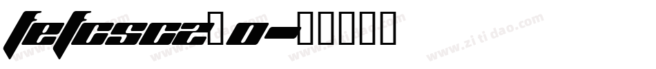 FeFCsc2_0字体转换