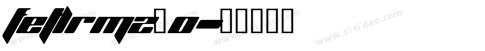 FeTLrm2_0字体转换
