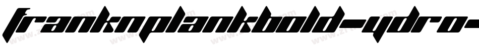 FrankNPlankBold-YDRO字体转换
