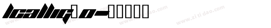 LCALLIG_0字体转换