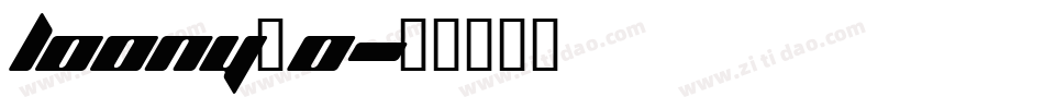 LOONY_0字体转换