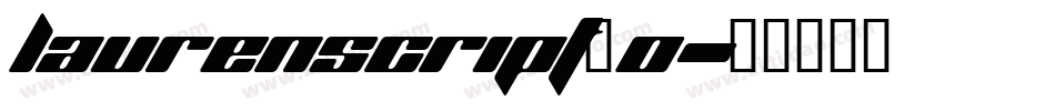 LaurenScript_0字体转换