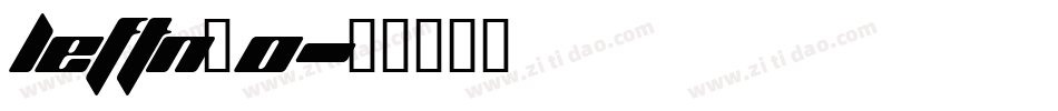 Leftn_0字体转换