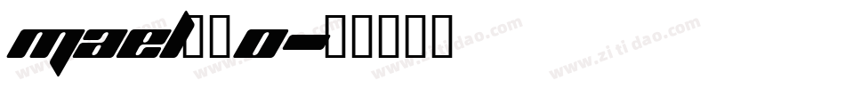 MAEL__0字体转换
