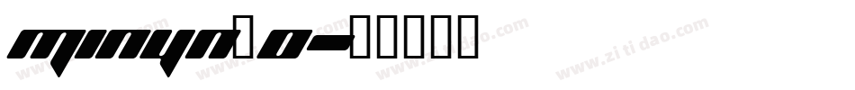 MINYN_0字体转换