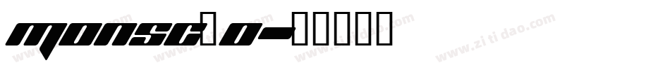 MONSC_0字体转换