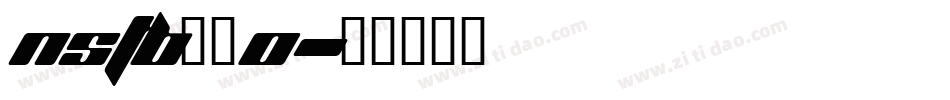 NSTB__0字体转换