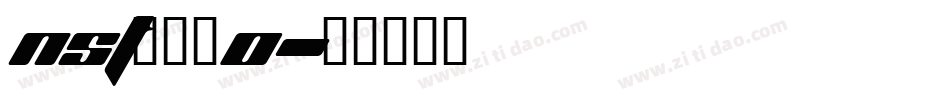 NST___0字体转换