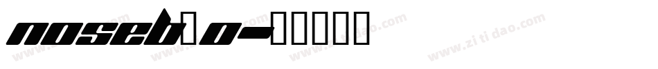 Noseb_0字体转换