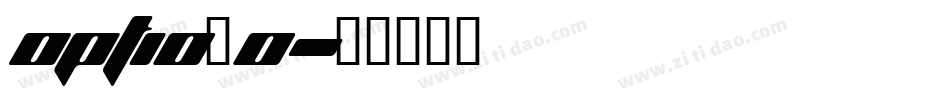 Optio_0字体转换