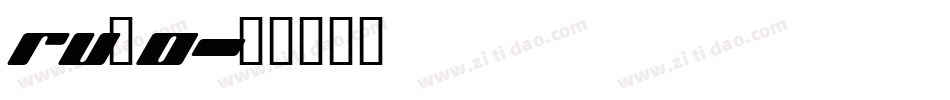 RU_0字体转换