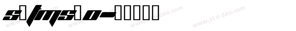 S_TMS_0字体转换