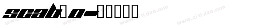 Scab_0字体转换