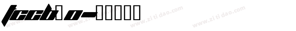 TCCB_0字体转换