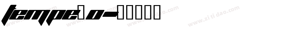 TEMPE_0字体转换