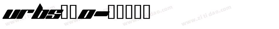 URBS__0字体转换