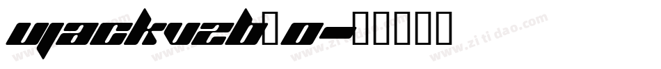 Ujackv2b_0字体转换