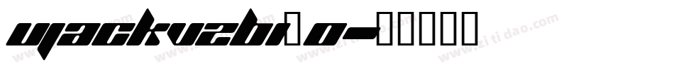 Ujackv2bi_0字体转换
