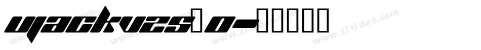 Ujackv2s_0字体转换