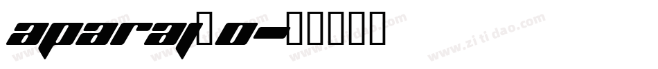 aparaj_0字体转换