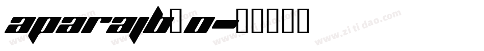 aparajb_0字体转换