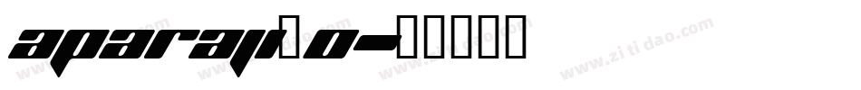 aparaji_0字体转换