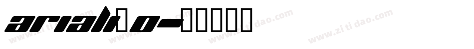 ariali_0字体转换