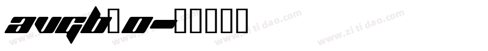avgb_0字体转换