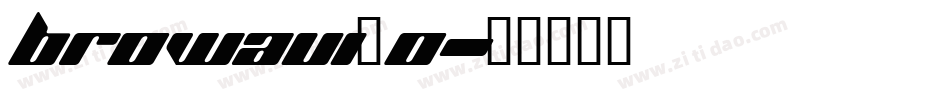 browaui_0字体转换