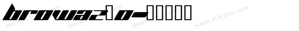 browaz_0字体转换