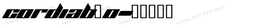 cordiab_0字体转换