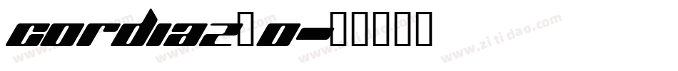 cordiaz_0字体转换