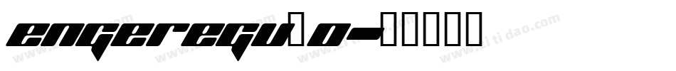engeregu_0字体转换