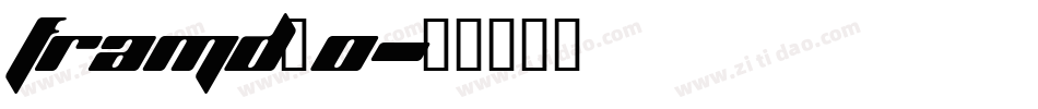 framd_0字体转换
