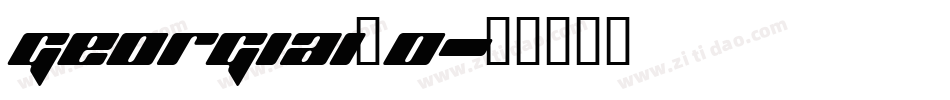 georgiai_0字体转换