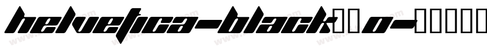 helvetica-black__0字体转换
