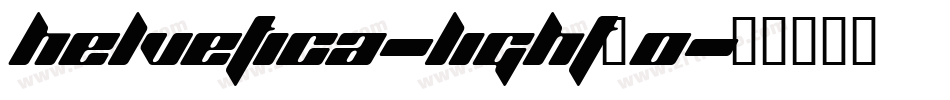 helvetica-light_0字体转换