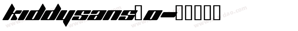 kiddySans_0字体转换