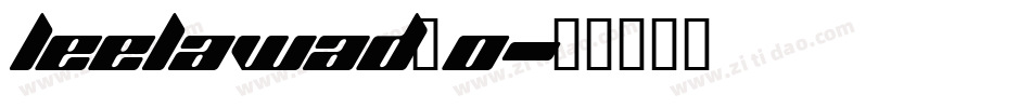 leelawad_0字体转换