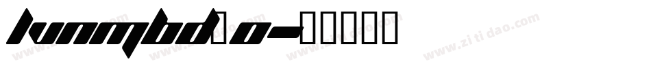 lvnmbd_0字体转换