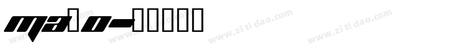 ma_0字体转换