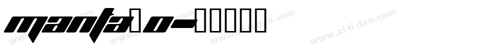 manta_0字体转换