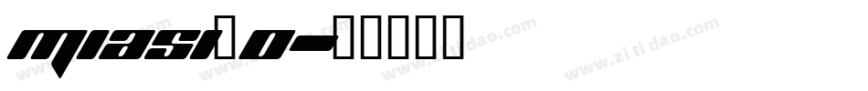 miasi_0字体转换