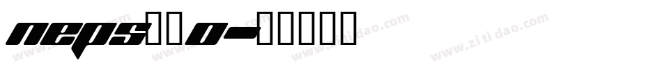 neps__0字体转换