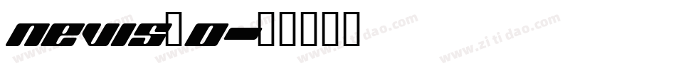 nevis_0字体转换