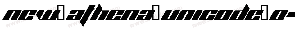 new_athena_unicode_0字体转换