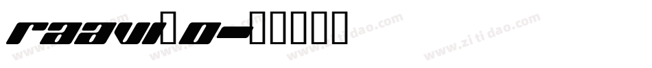 raavi_0字体转换