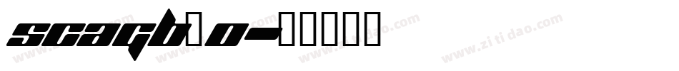 scagb_0字体转换